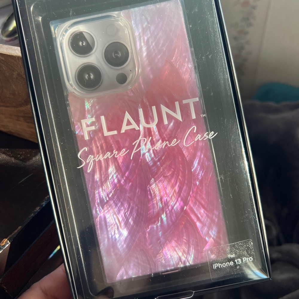 Flaunt Pink Square Phone Case for iPhone 13 Pro Taylor Swift